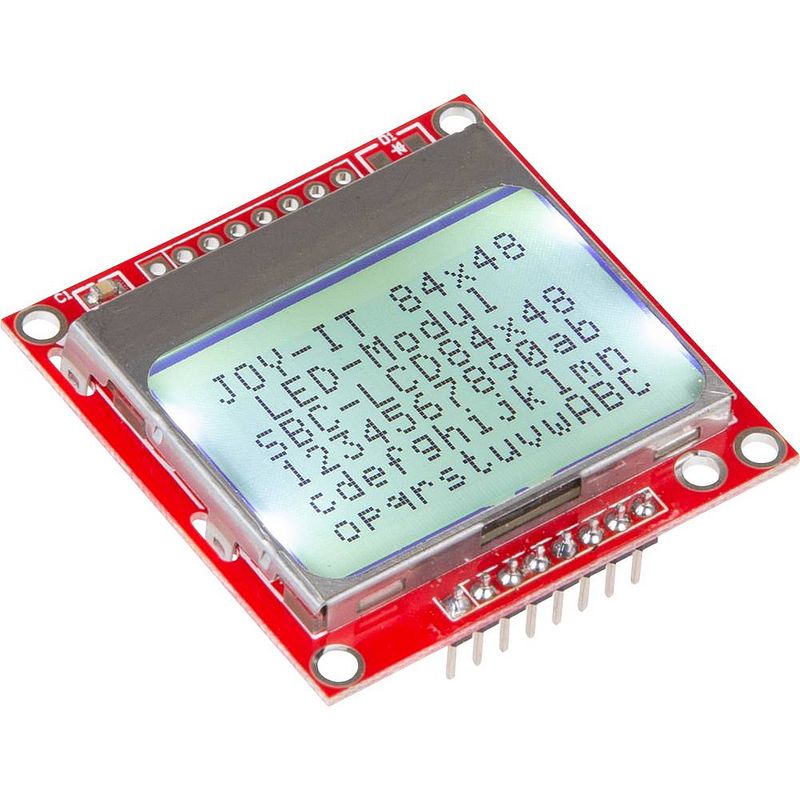 Foto van Joy-it sbc-lcd84x48 displaymodule 6.8 cm (2.67 inch) 84 x 48 pixel geschikt voor serie: raspberry pi, banana pi, arduino, cubieboard