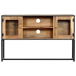 Foto van The living store houten tv-kast - klassieke stijl - 120x30x75cm