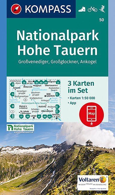 Foto van Kompass wk50 nationalpark hohe tauern - paperback (9783990442661)