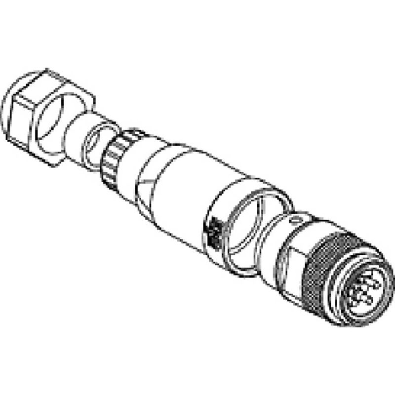 Foto van Molex 1300170057 sensor/actuator connector aantal polen: 4 bus 1 stuk(s)