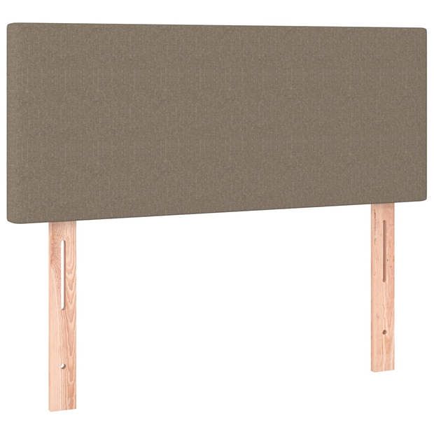 Foto van Vidaxl hoofdbord 90x5x78/88 cm stof taupe