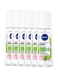 Foto van Nivea naturally good green tea deodorant spray multiverpakking