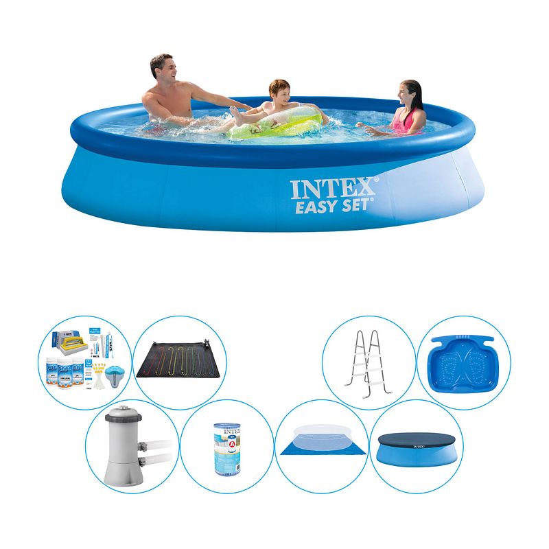 Foto van Intex easy set rond 366x76 cm - zwembad super deal