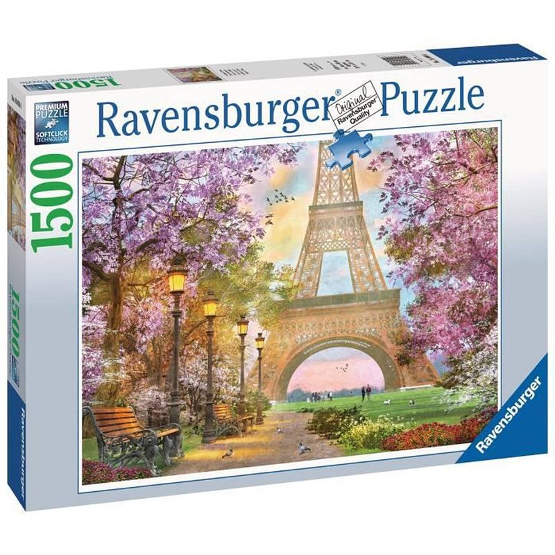 Foto van Ravensburger - puzzel 1500 stukjes love in paris