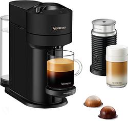 Foto van Nespresso magimix koffieapparaat vertuo next + aerocinno (zwart)