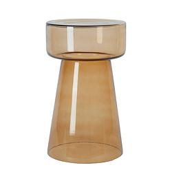 Foto van Side table 30x50 cm dakwa glass ocher yellow