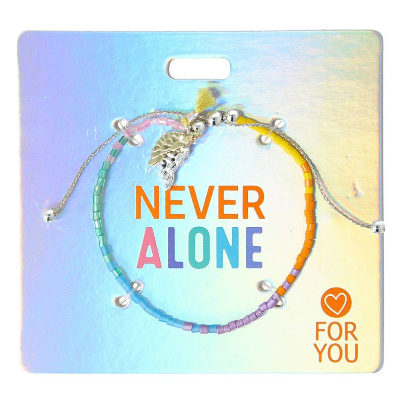 Foto van Trend kralenarmband protection & love never alone