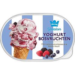 Foto van Hertog ijs ijssalon yoghurt bosvruchten 825ml bij jumbo