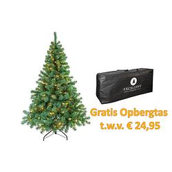Foto van Kerstboom excellent trees® led stavanger green 180 cm met verlichting - nu met gratis opbergtas t.w.v. € 24.95