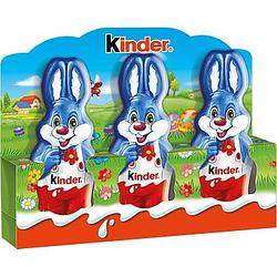 Foto van Kinder paashaas melkchocolade 3 stuks 45g bij jumbo