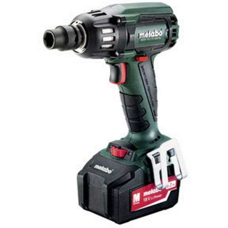 Foto van Metabo ssw 18 ltx 400 bl 602205650 accu-slagmoersleutel lihd incl. 2 accus, incl. accessoires