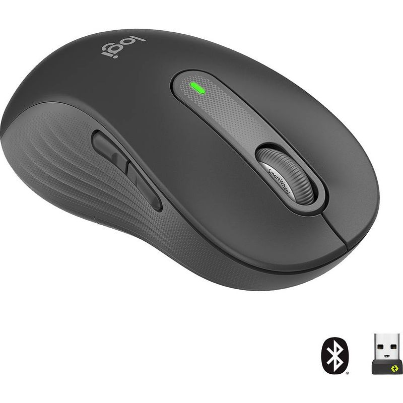 Foto van Logitech muis signature m650 groot linkshandig (graphite)