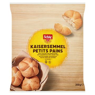 Foto van Schar kaisersemmel glutenvrij 6 stuks 350g bij jumbo