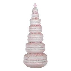 Foto van Clayre & eef beeld macarons 20 cm roze kunststof woonaccessoires beeld decoratie decoratieve accessoires roze