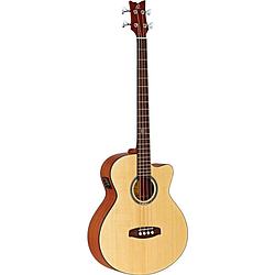 Foto van Ortega deep series 5 d538-4 open pore natural e/a basgitaar