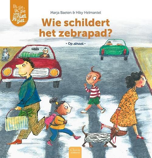 Foto van Wie schildert het zebrapad? - marja baeten - hardcover (9789044851014)