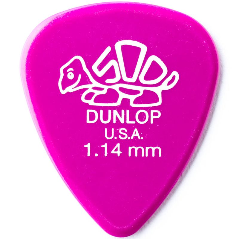 Foto van Dunlop delrin 500 1.14mm plectrum magenta