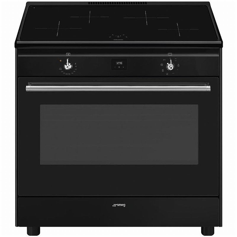 Foto van Smeg cx91imbl inductie fornuis zwart