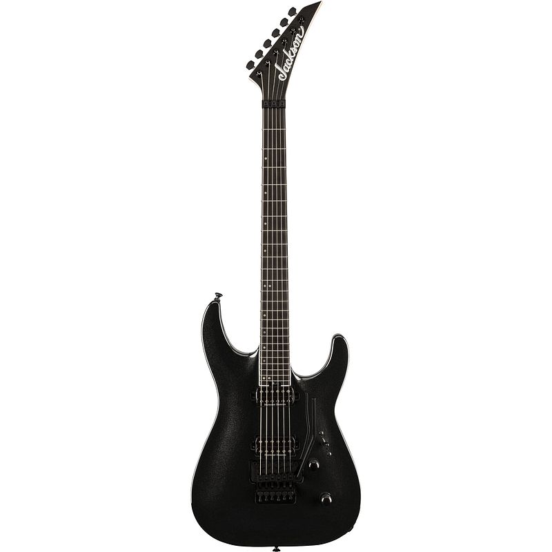 Foto van Jackson pro plus series dinky dka eb metallic black elektrische gitaar met gigbag