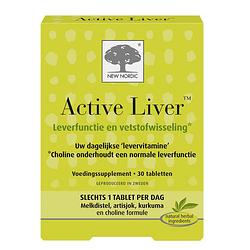 Foto van New nordic active liver tabletten