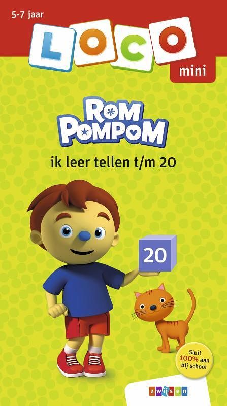 Foto van Rompompom ik leer tellen t/m 20 - paperback (9789048743964)