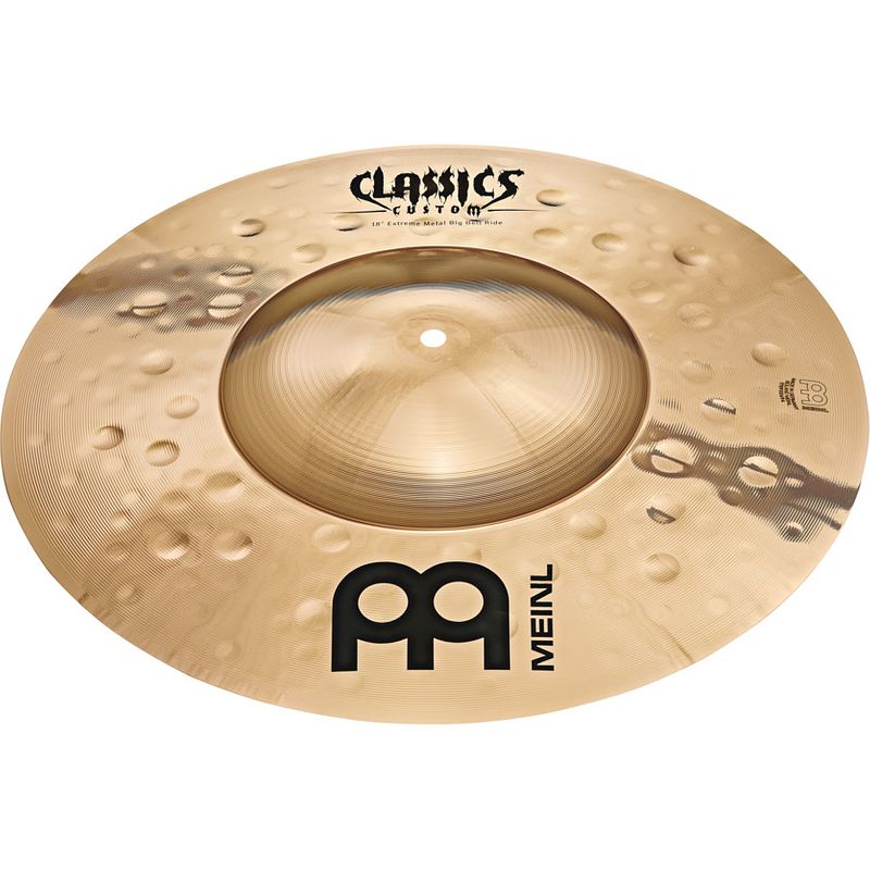 Foto van Meinl cc18embbr-b classics custom extreme metal big bell ride 18