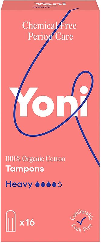 Foto van Yoni tampons heavy 100% biologisch katoen 16 stuks bij jumbo