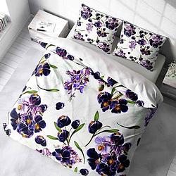 Foto van Nice dreams purple garden dekbedovertrek 1-persoons (140 x 200/220 cm + 1 kussensloop) dekbedovertrek