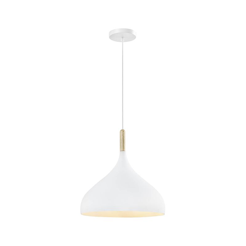 Foto van Quvio hanglamp rond wit - quv5129l-white