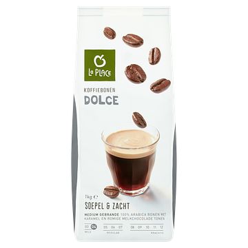 Foto van La place koffiebonen dolce 1kg bij jumbo