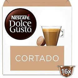 Foto van Nescafe dolce gusto cortado espresso macchiato capsules 16 koffiecups bij jumbo