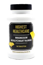 Foto van Highest healthcare magnesium bisglycinaat taurine tabletten