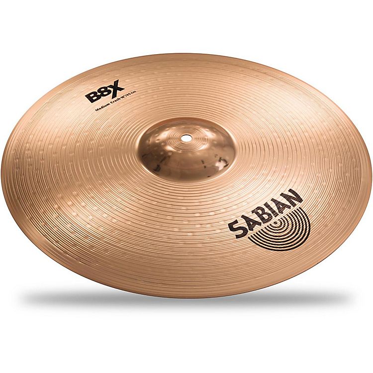 Foto van Sabian b8x 18 inch medium crash bekken