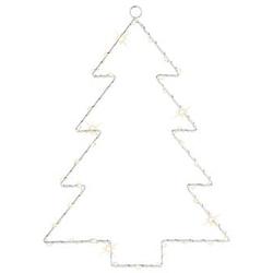 Foto van Kerstverlichting micro led budget boom buit.bo white metal frame - silver wire micro wit/warm wit 2