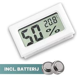 Foto van Ease electronicz hygrometer - weerstation - luchtvochtigheidsmeter - thermometer voor binnen - incl. batterijen