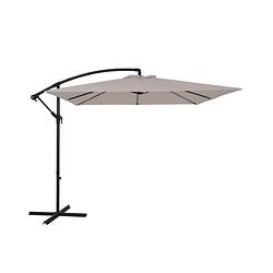 Foto van Royal patio zweefparasol fondi ecru ø250