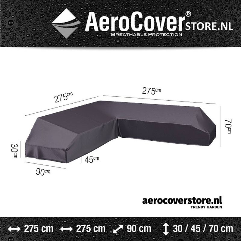 Foto van Aerocover platform loungesethoes 275x275 cm.