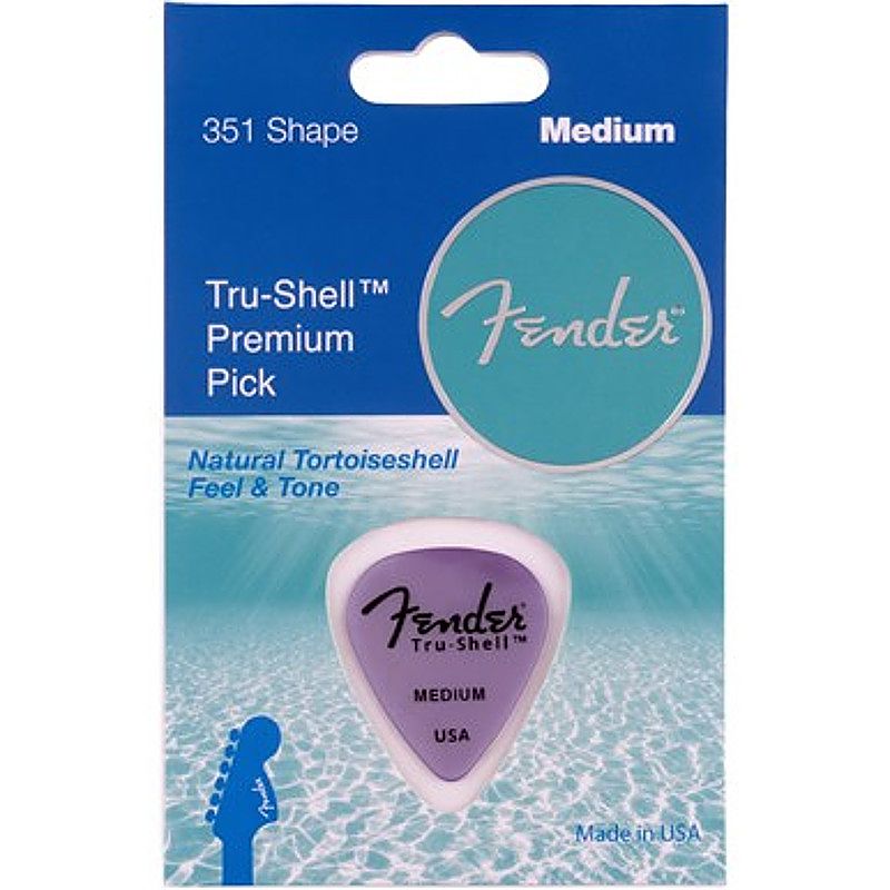 Foto van Fender tru-shell 351 medium plectrum