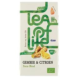 Foto van Tea of life gember & citroen focus blend 20 stuks 30g bij jumbo