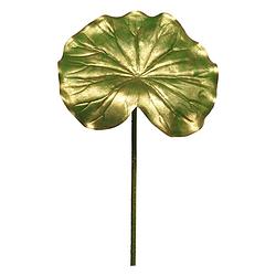 Foto van Lotus leaf royal gold large 60 cm kunsttak nova nature