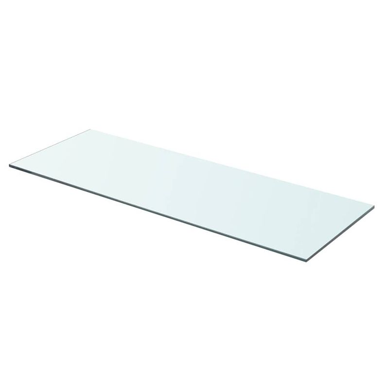 Foto van Vidaxl wandschap transparant 70x25 cm glas