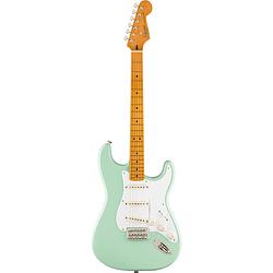 Foto van Squier fsr classic vibe 's50s stratocaster mn surf green elektrische gitaar