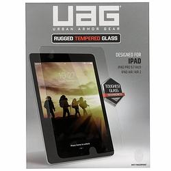 Foto van Uag rugged tempered glass screenprotector ipad pro 9.7 tablethoes - transparant