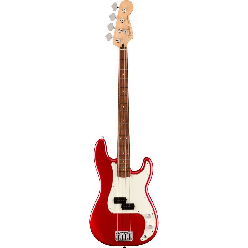 Foto van Fender player precision bass pf candy apple red elektrische basgitaar