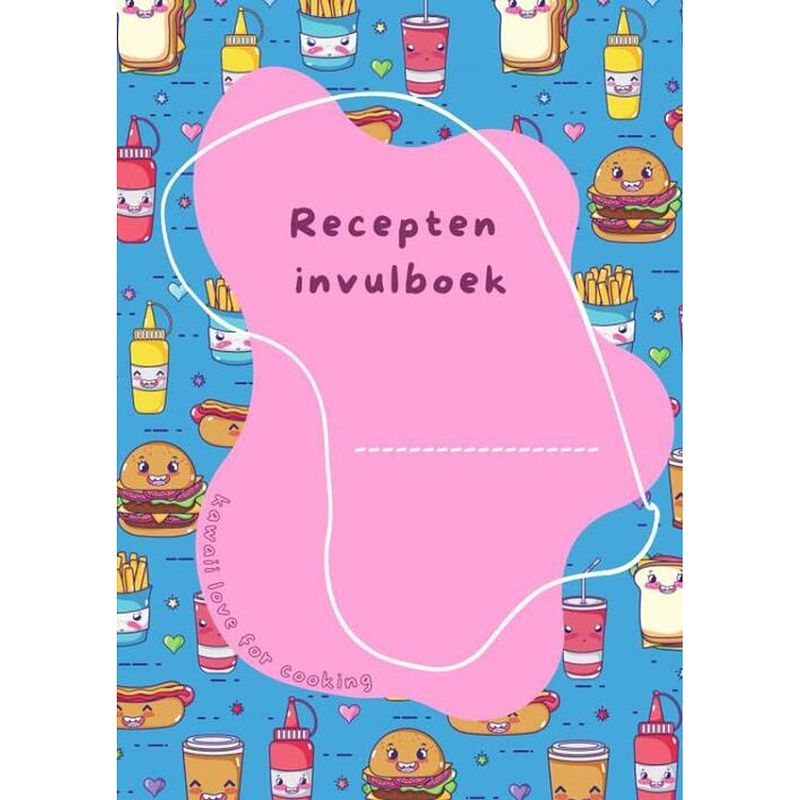 Foto van Recepten invulboek kawaii love for cooking