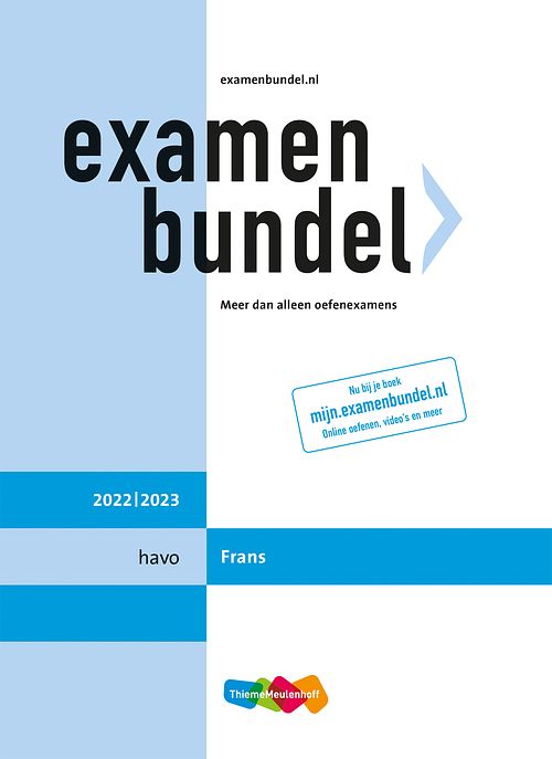 Foto van Examenbundel havo frans 2022/2023 - paperback (9789006639681)