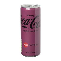 Foto van Coca cola cherry zero - 250 ml