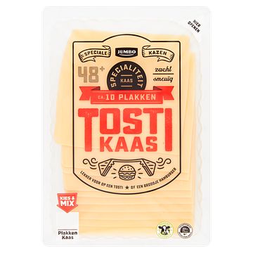 Foto van 2 voor € 4,50 | jumbo 48+ tosti kaas 200g aanbieding bij jumbo