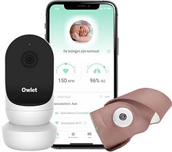 Foto van Owlet camera 2 ow-ca-2 + smart sock roze