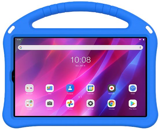 Foto van Just in case lenovo tab m10 plus kids cover blauw